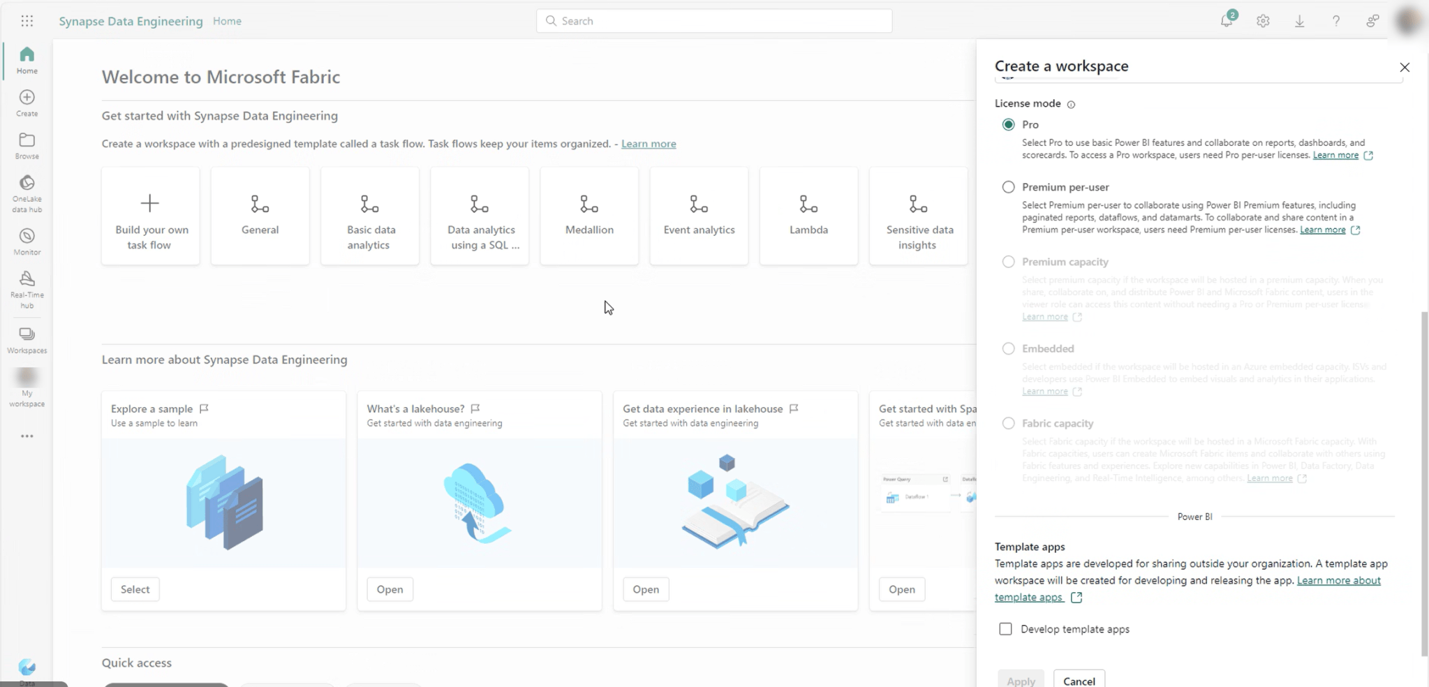 User Can’t Create a Workspace in Fabric – Data Work Mom