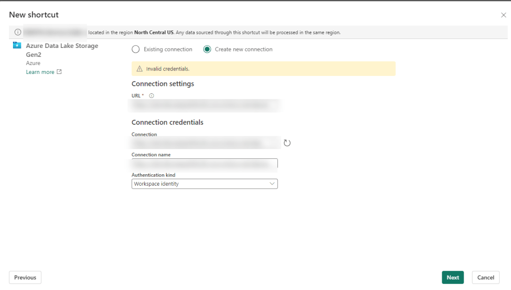 Screen shot with "Invalid Credentials" error message.
